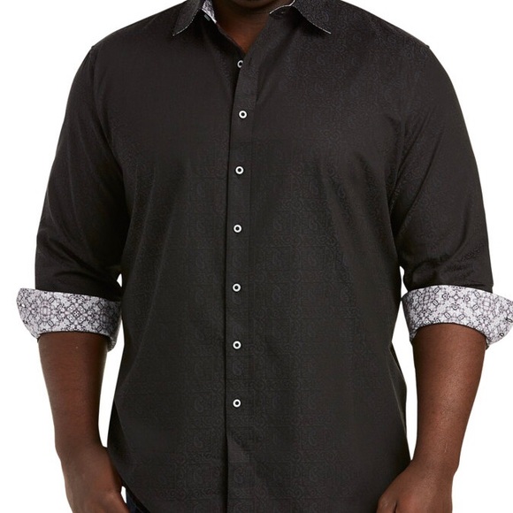 NEW Robert Graham $178 Grey WINDSOR Paisley Button Down Sports Dress Shirt NEW Robert Graham $178 Grey WINDSOR Paisley Button Down Sports Dress Shirt
